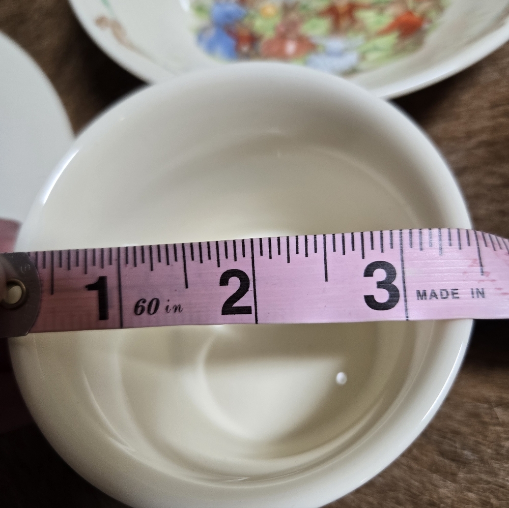 Bunnykins By Royal Doulton Childrens Bone China Dish Set Of 3 - Picture 8 of 10